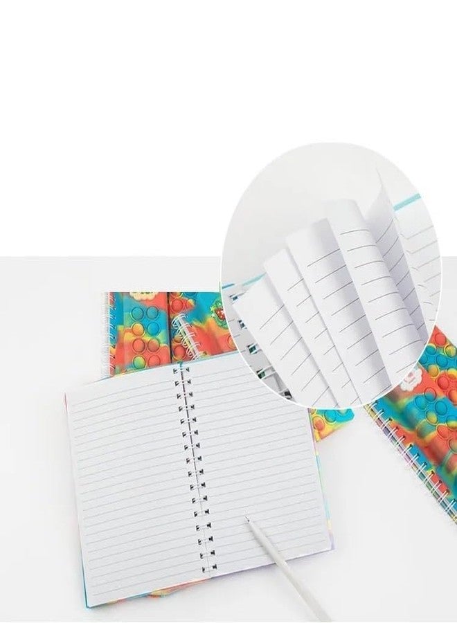 CherryBox diary with Stationary Pouch for Pen Pencils Sharpner Eraser Coins Organiser Butterfly Design for Kids School Gifting - Image 2